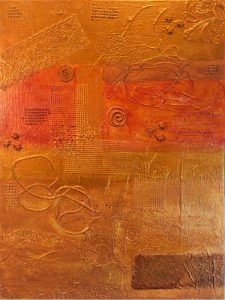 Mixed Media abstract art by Florence Ancillotti